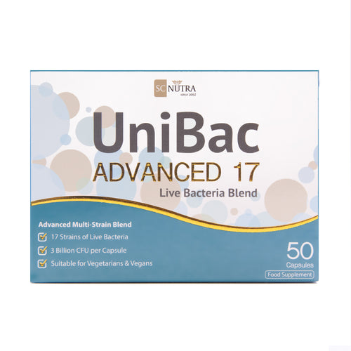 Oferta Pack – UniBac Advanced 17 Mezcla de Bacterias Vivas (3 Packs)