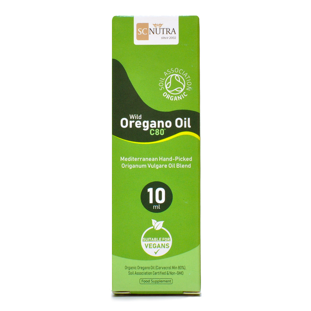 Organic Wild Oregano Oil C80 10ml SC Nutra France