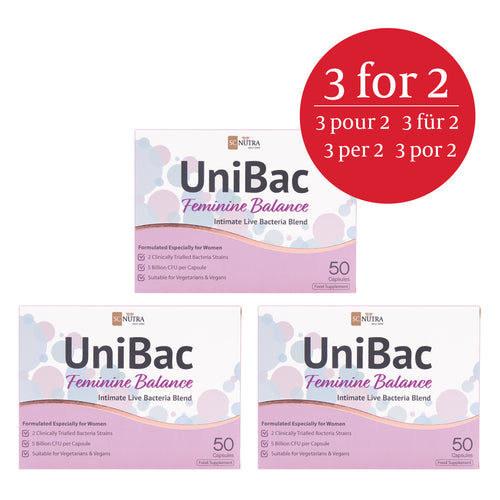 Bundle Offer - UniBac Feminine Balance Live Unified Bacteria... (3 Pack)