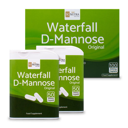 Capsule di D-Mannosio Waterfall / Compresse facili da deglutire 500 mg