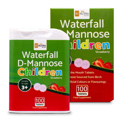 Waterfall D-Mannose Kinder - Erdbeer-Milchtabletten 
