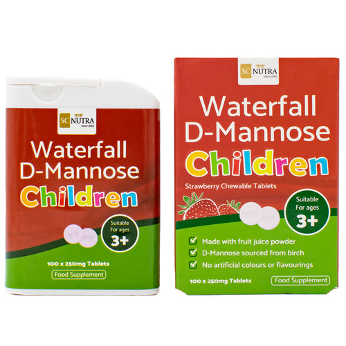 Waterfall D-Mannose Enfants - Fraise à croquer 250mg 